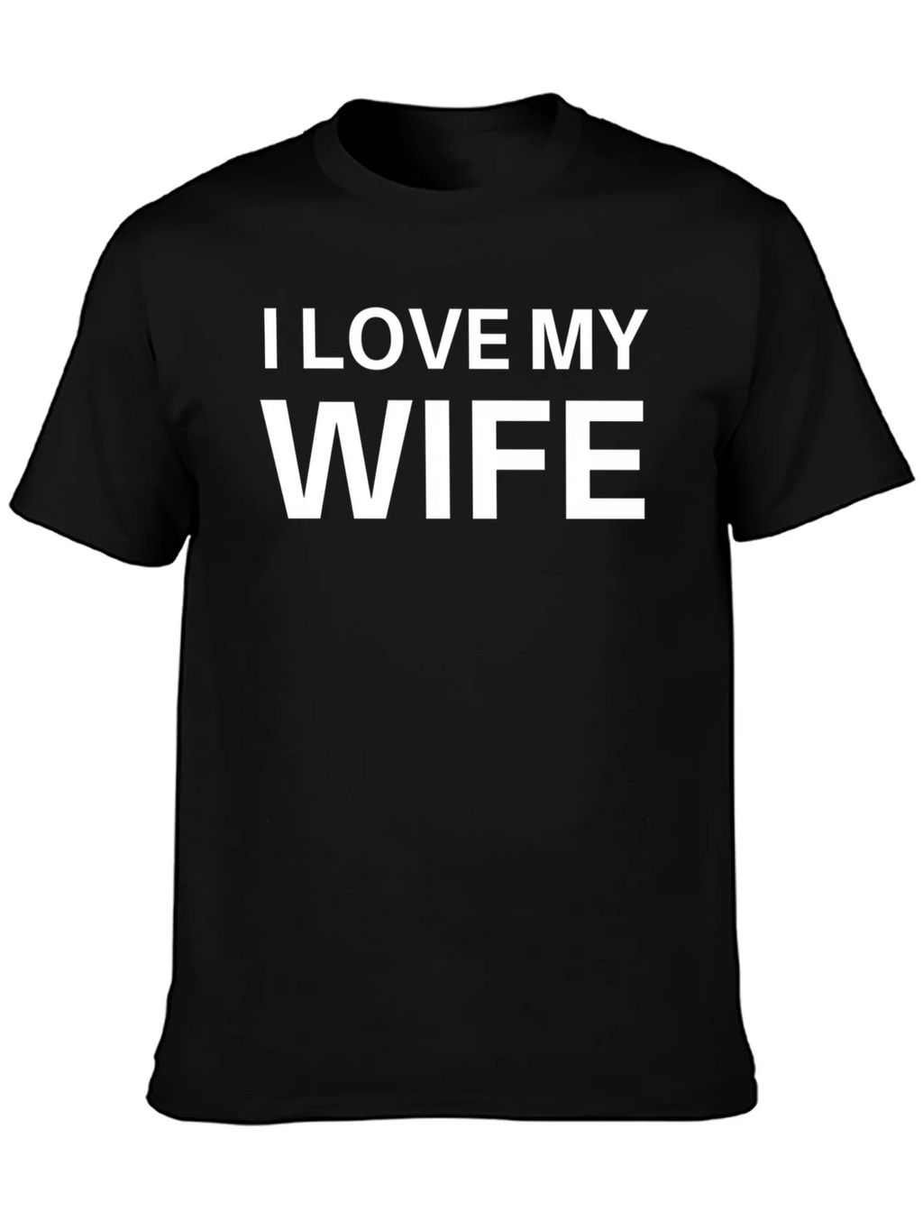 I Love My Wife Black T-Shirt product image 3