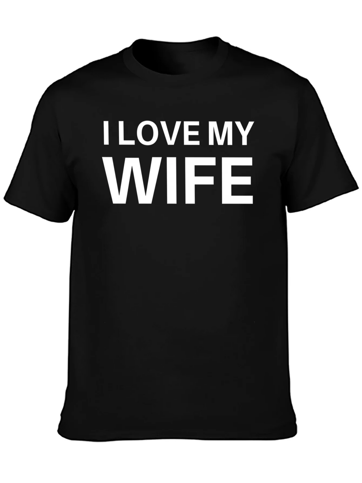 I Love My Wife Black T-Shirt product image 3