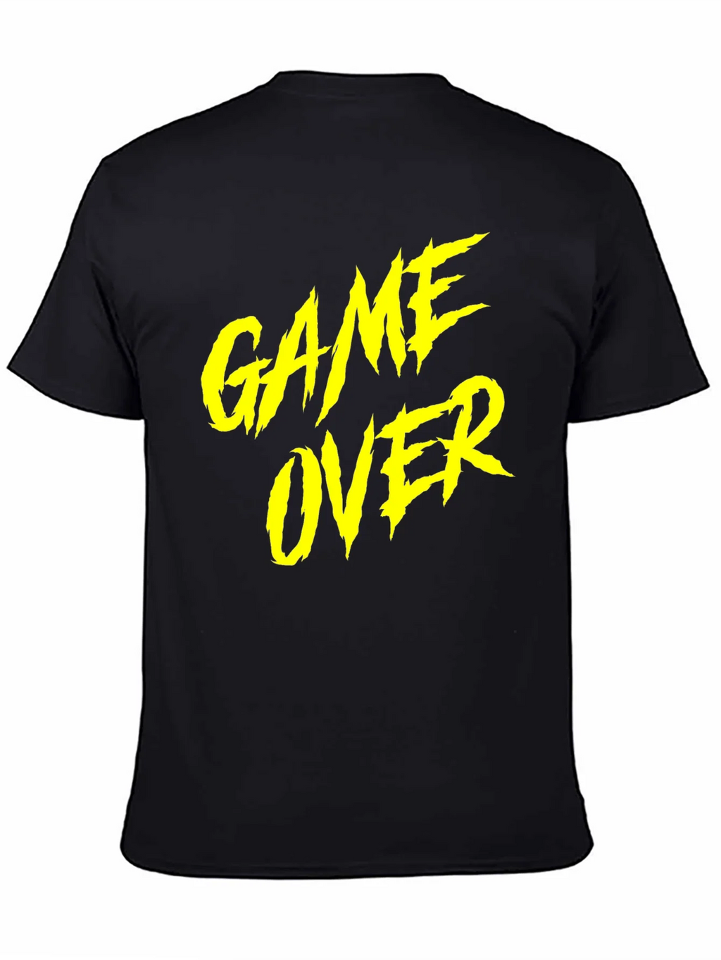 Game Over Graphic Tee - Black Cotton T-Shirt product image 2