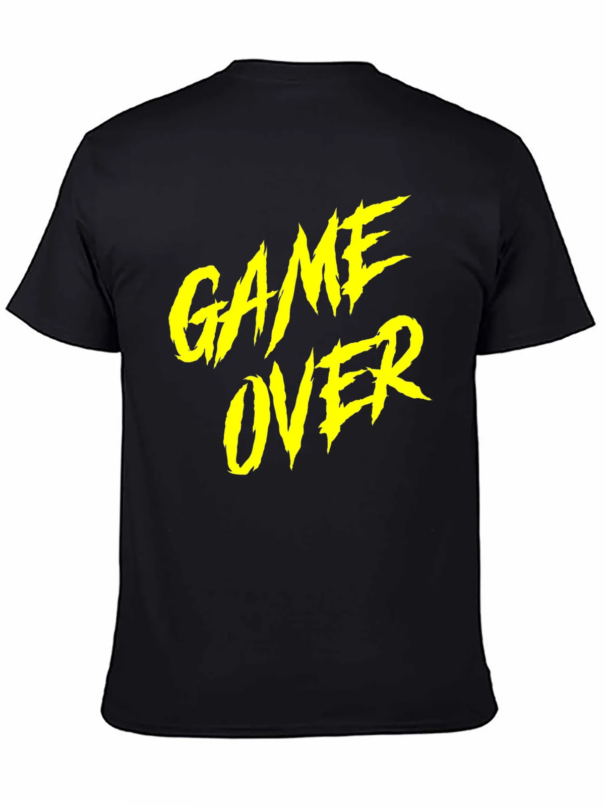 Game Over Graphic Tee - Black Cotton T-Shirt product image 2