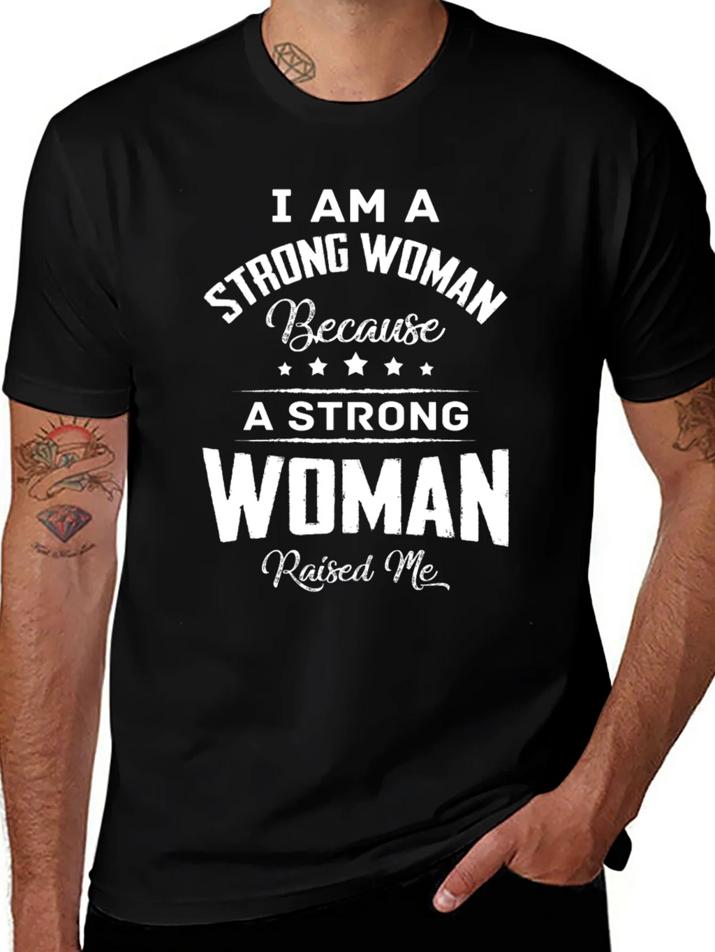 Strong Woman T-Shirt - Inspirational Graphic Tee product image 1