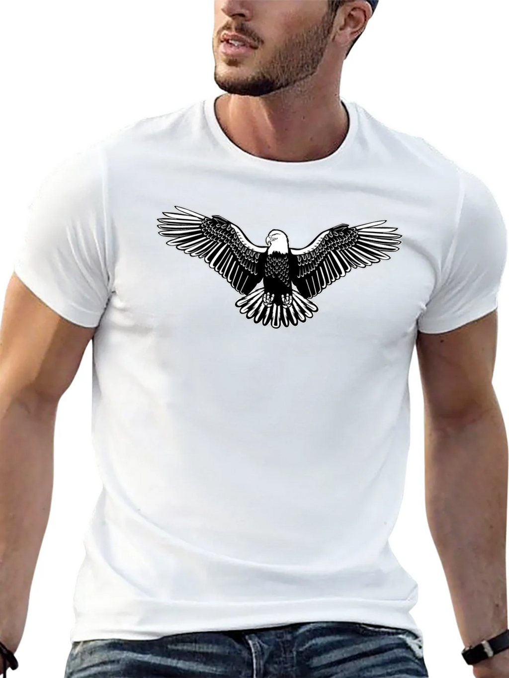 Bald Eagle Graphic Print T-Shirt product image 10