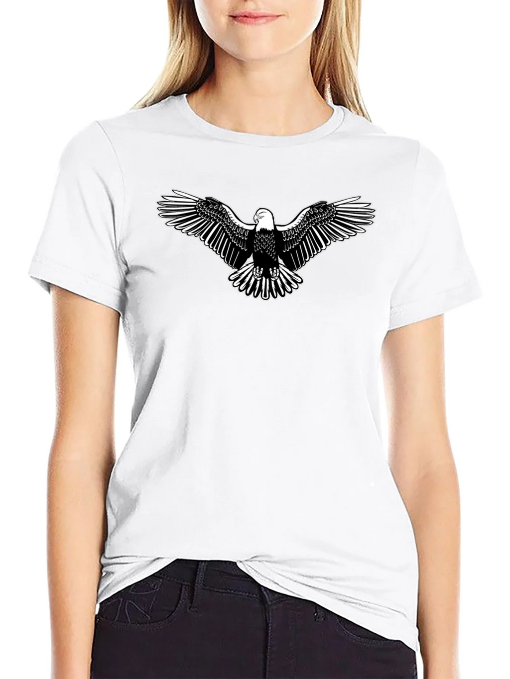 Bald Eagle Graphic Print T-Shirt product image 7