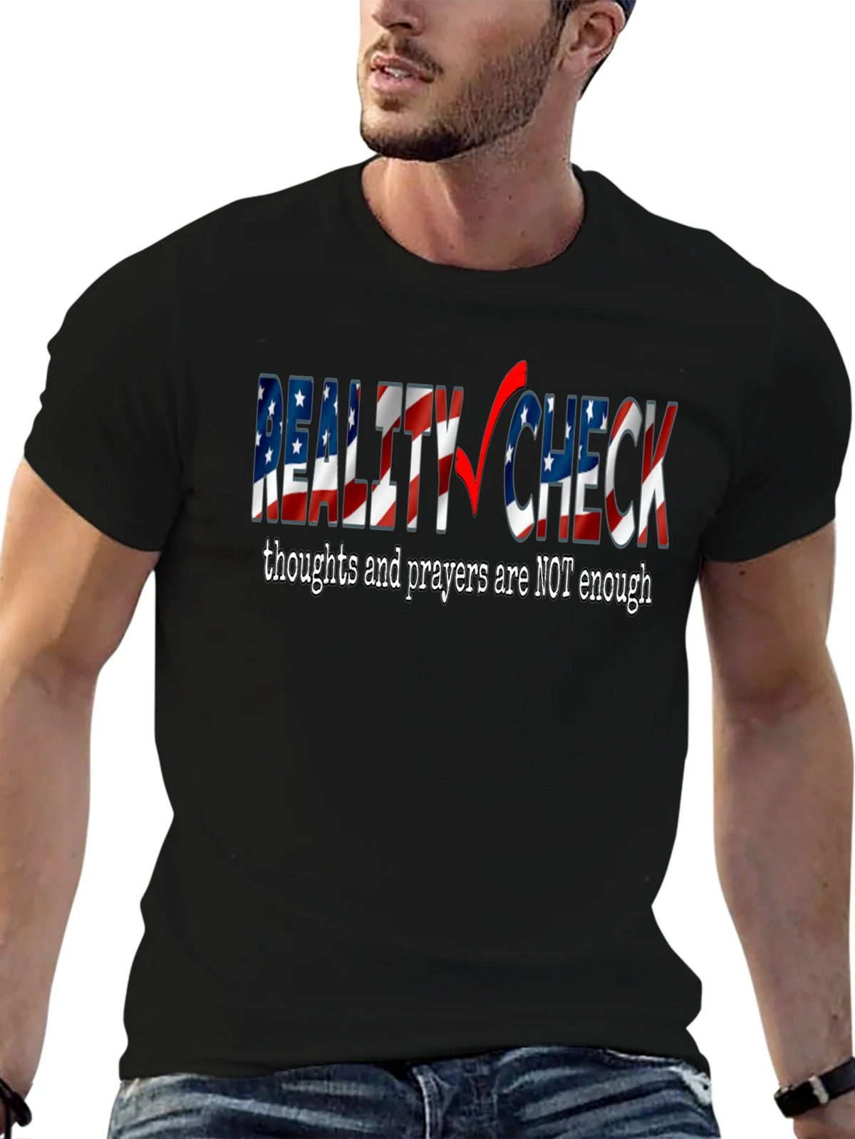 Reality Check Graphic Tee - Thoughts & Prayers product image 5