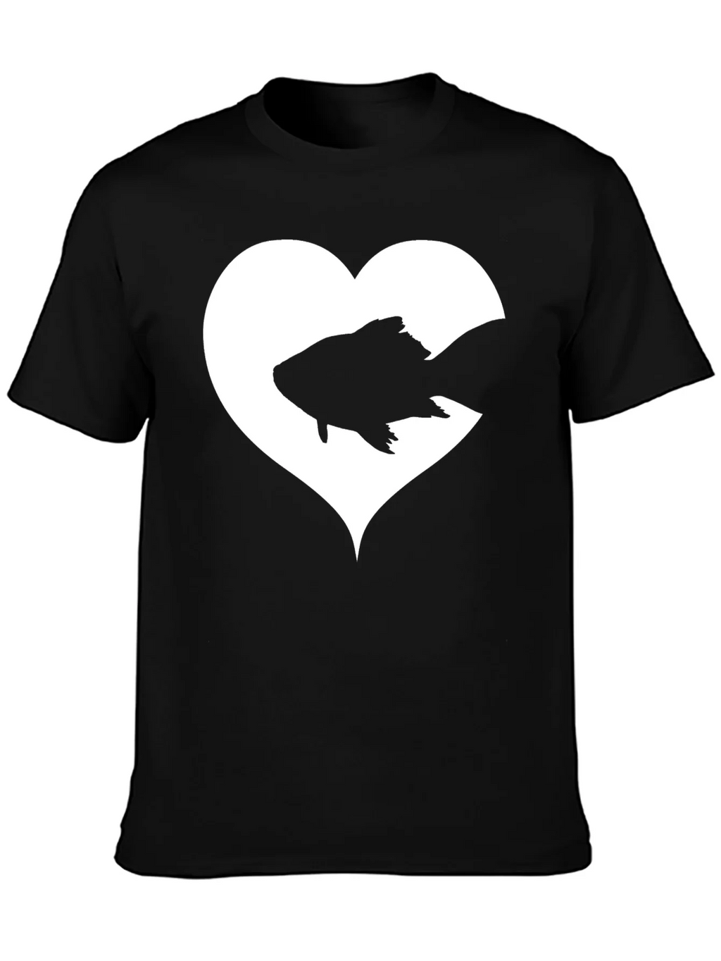 Heart Fish Graphic Tee - Love for Aquatics product image 3