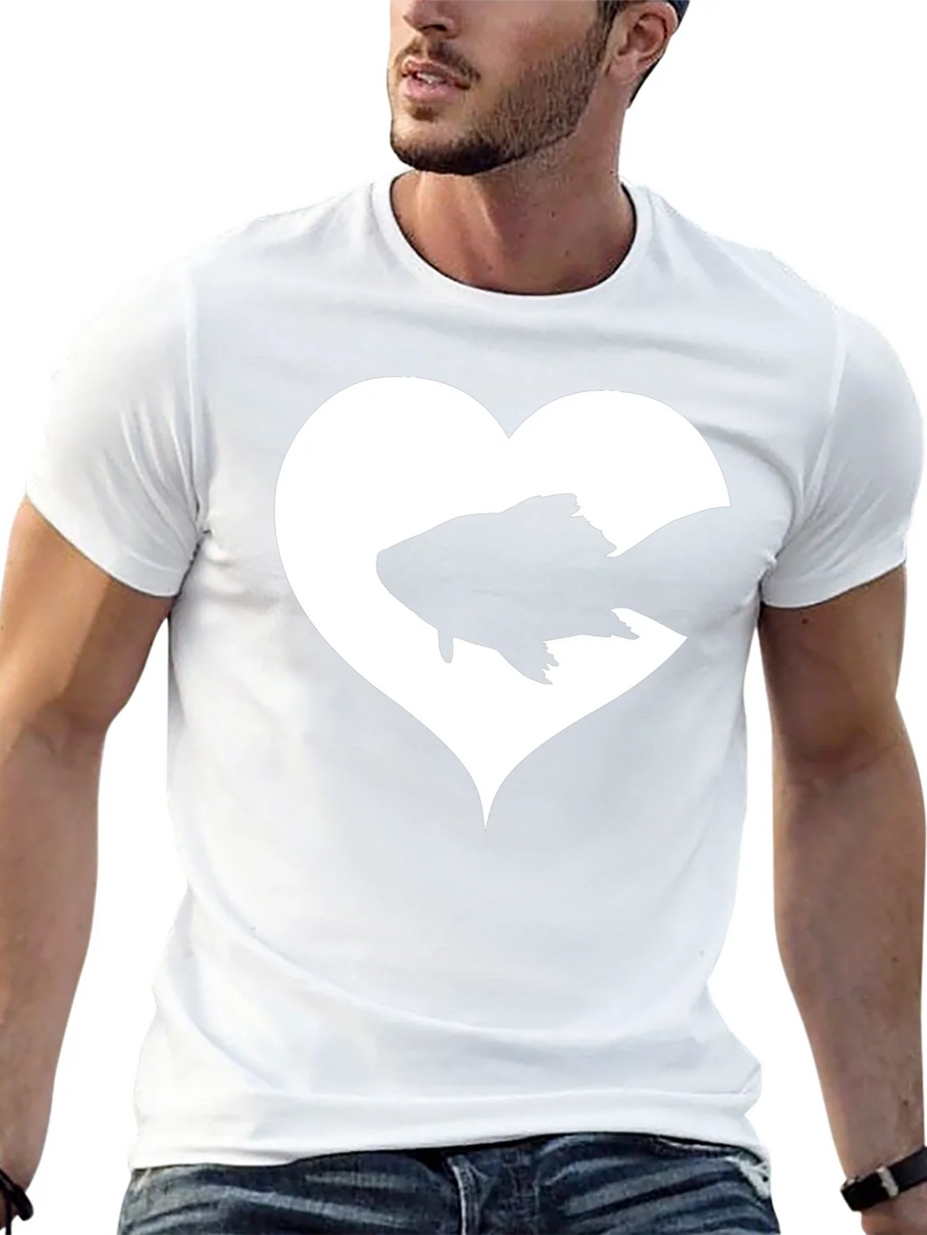 Heart Fish Graphic Tee - Love for Aquatics product image 12