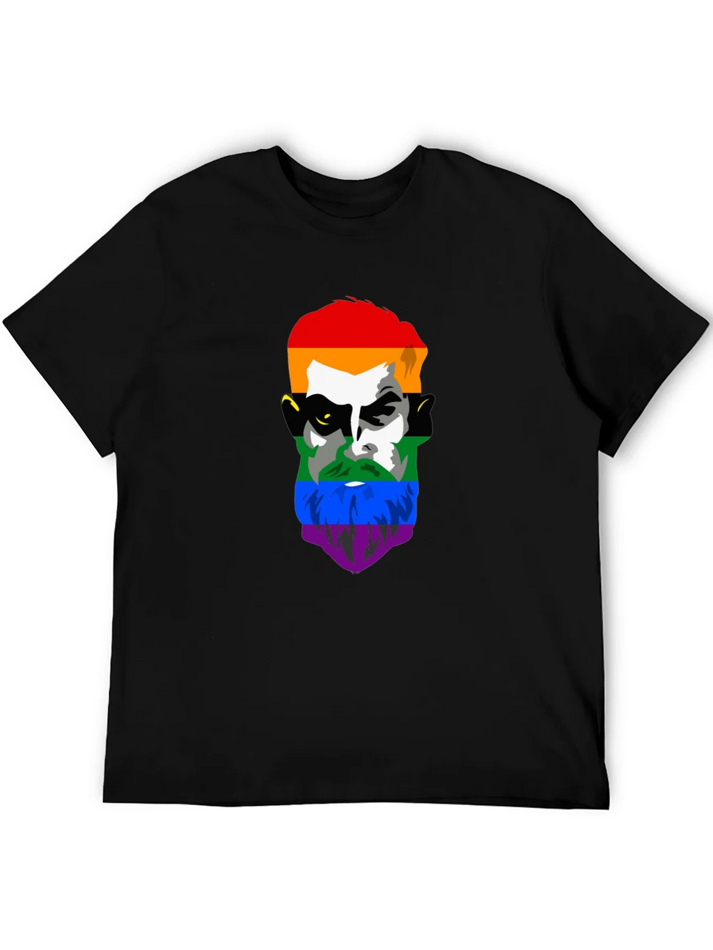 LGBT Pride Face Graphic Tee product image 5