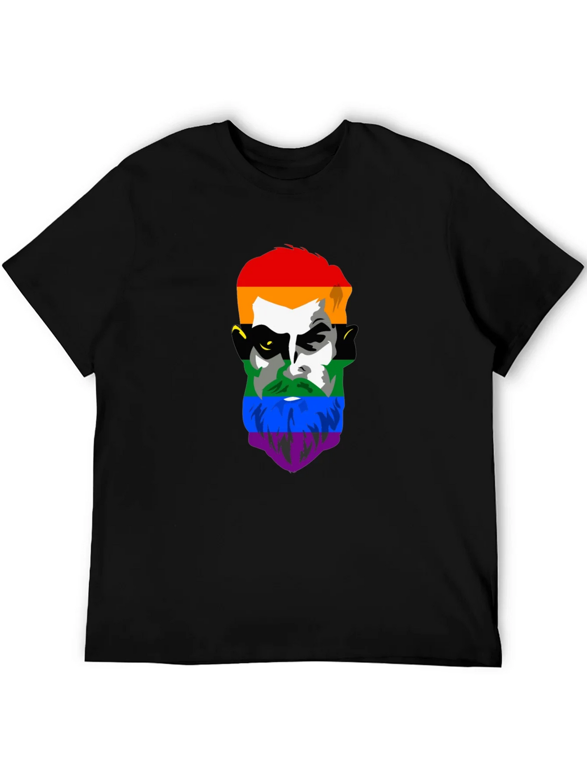 LGBT Pride Face Graphic Tee product image 5