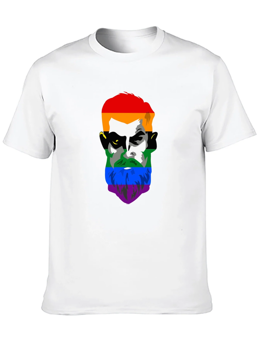 LGBT Pride Face Graphic Tee product image 9