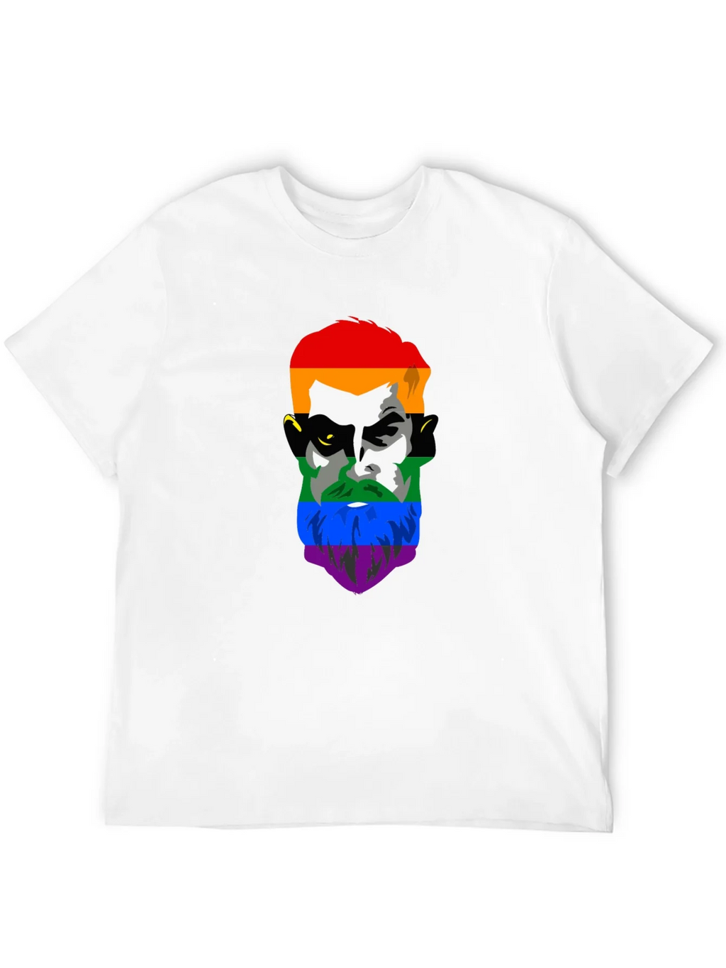 LGBT Pride Face Graphic Tee product image 11