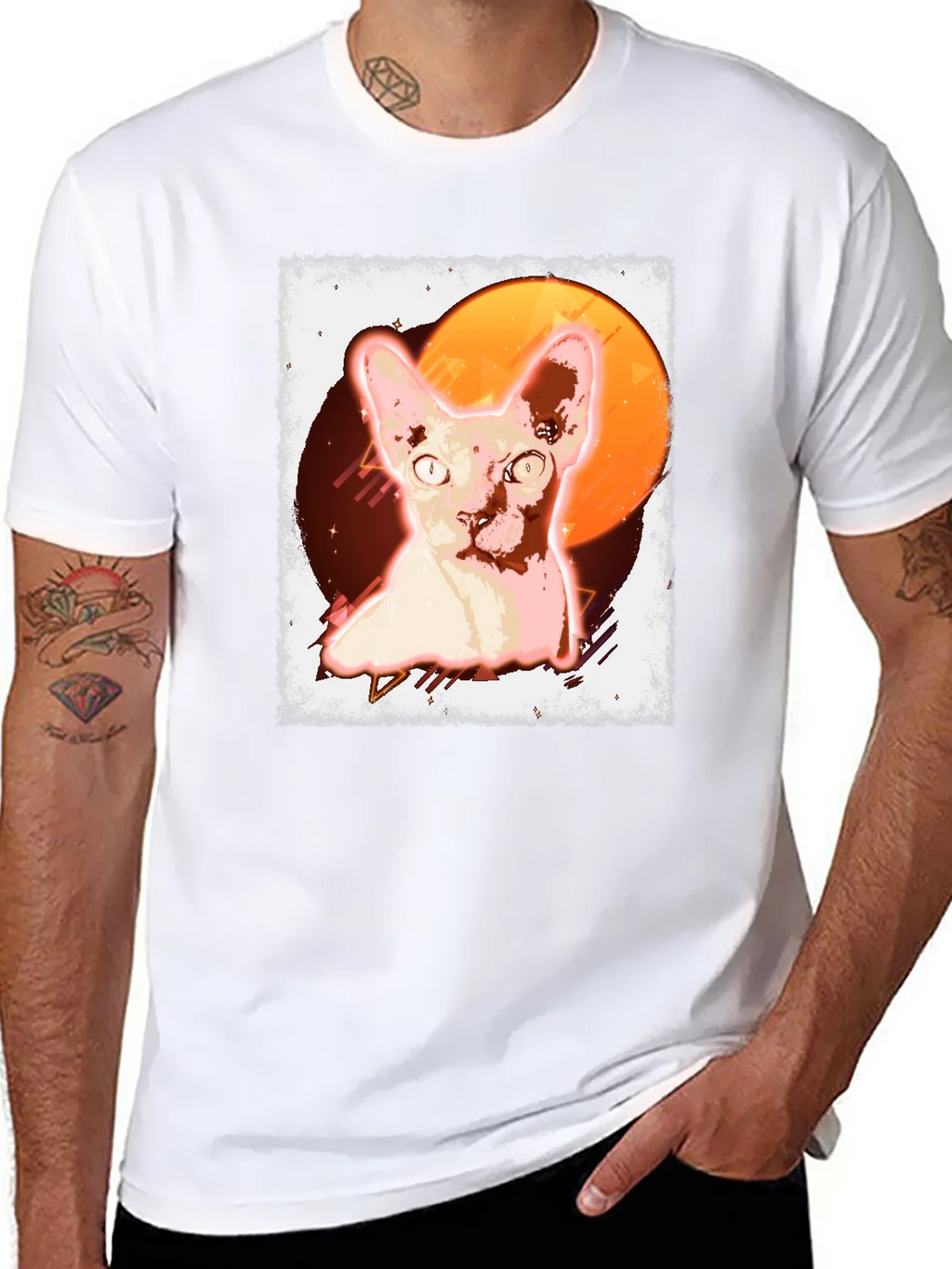 Sphynx Cat T-Shirt - Trendy Graphic Tee product image 7