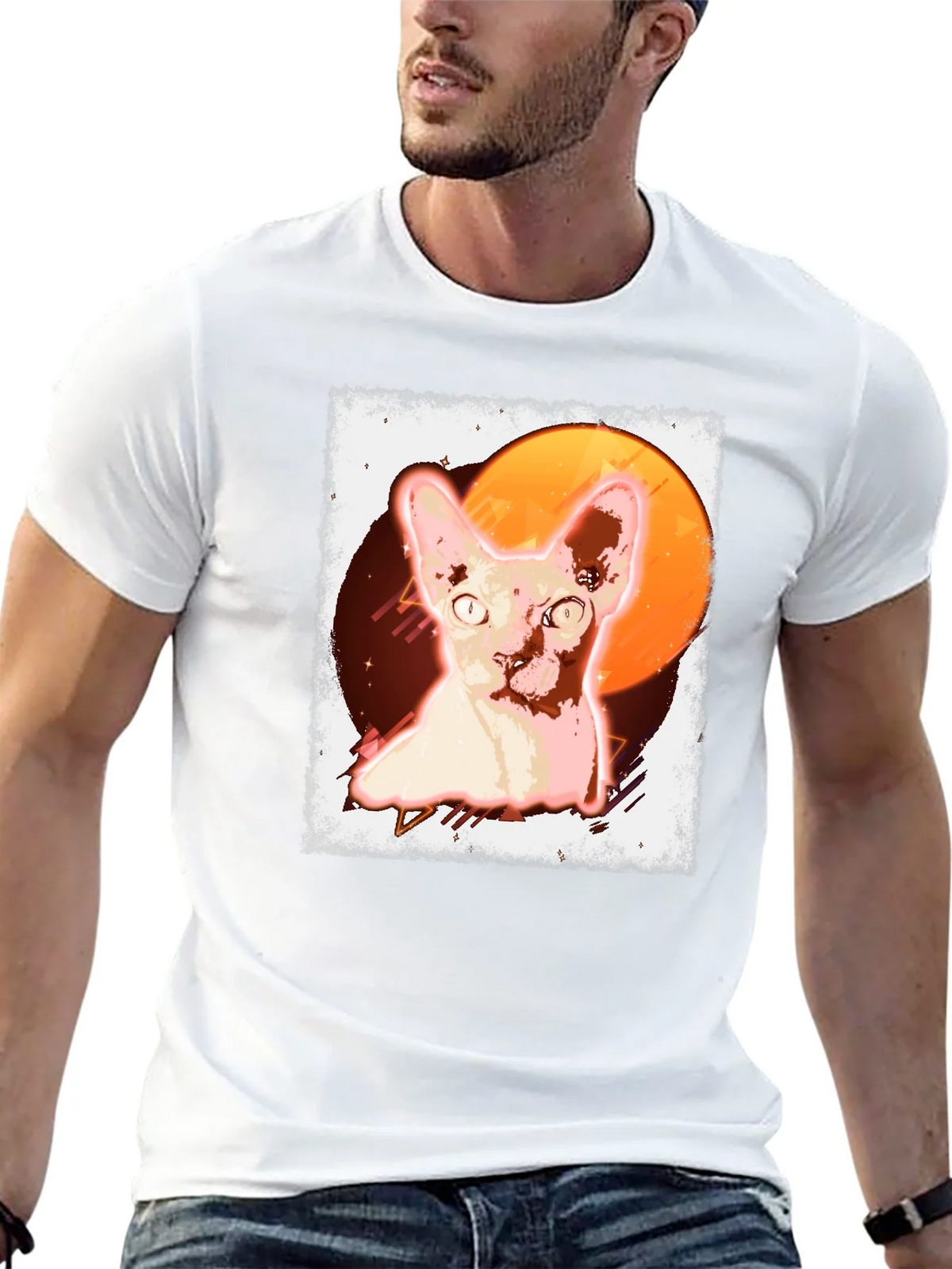 Sphynx Cat T-Shirt - Trendy Graphic Tee product image 12