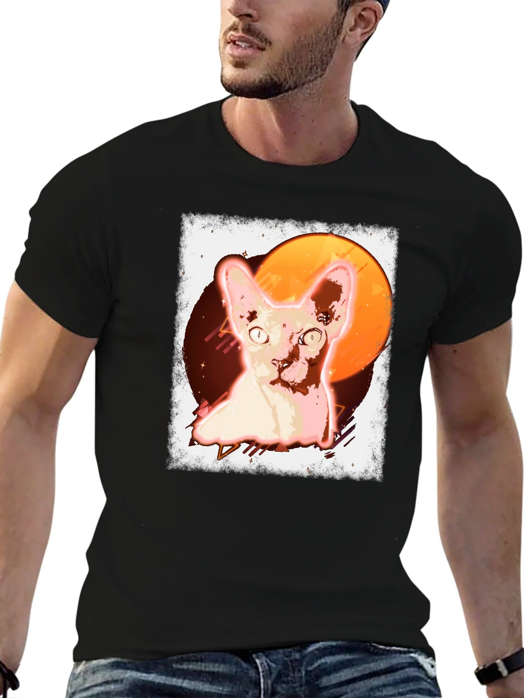 Sphynx Cat T-Shirt - Trendy Graphic Tee product image 6
