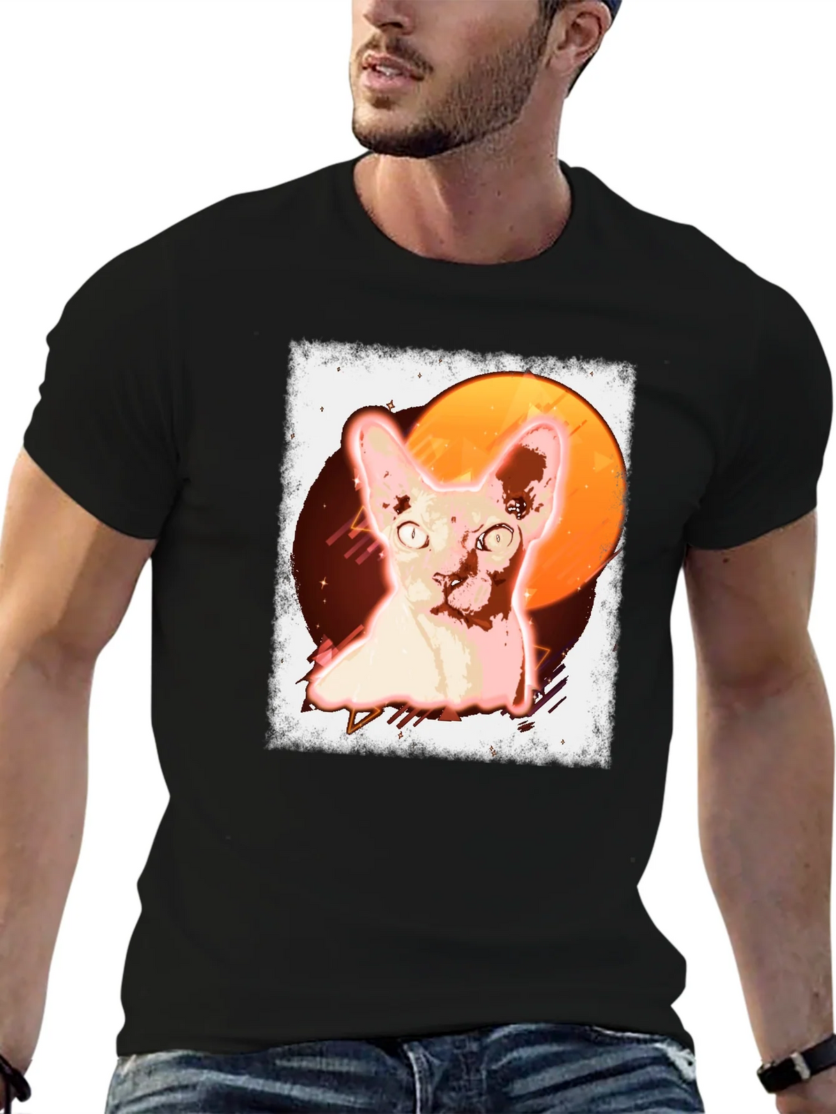 Sphynx Cat T-Shirt - Trendy Graphic Tee product image 6