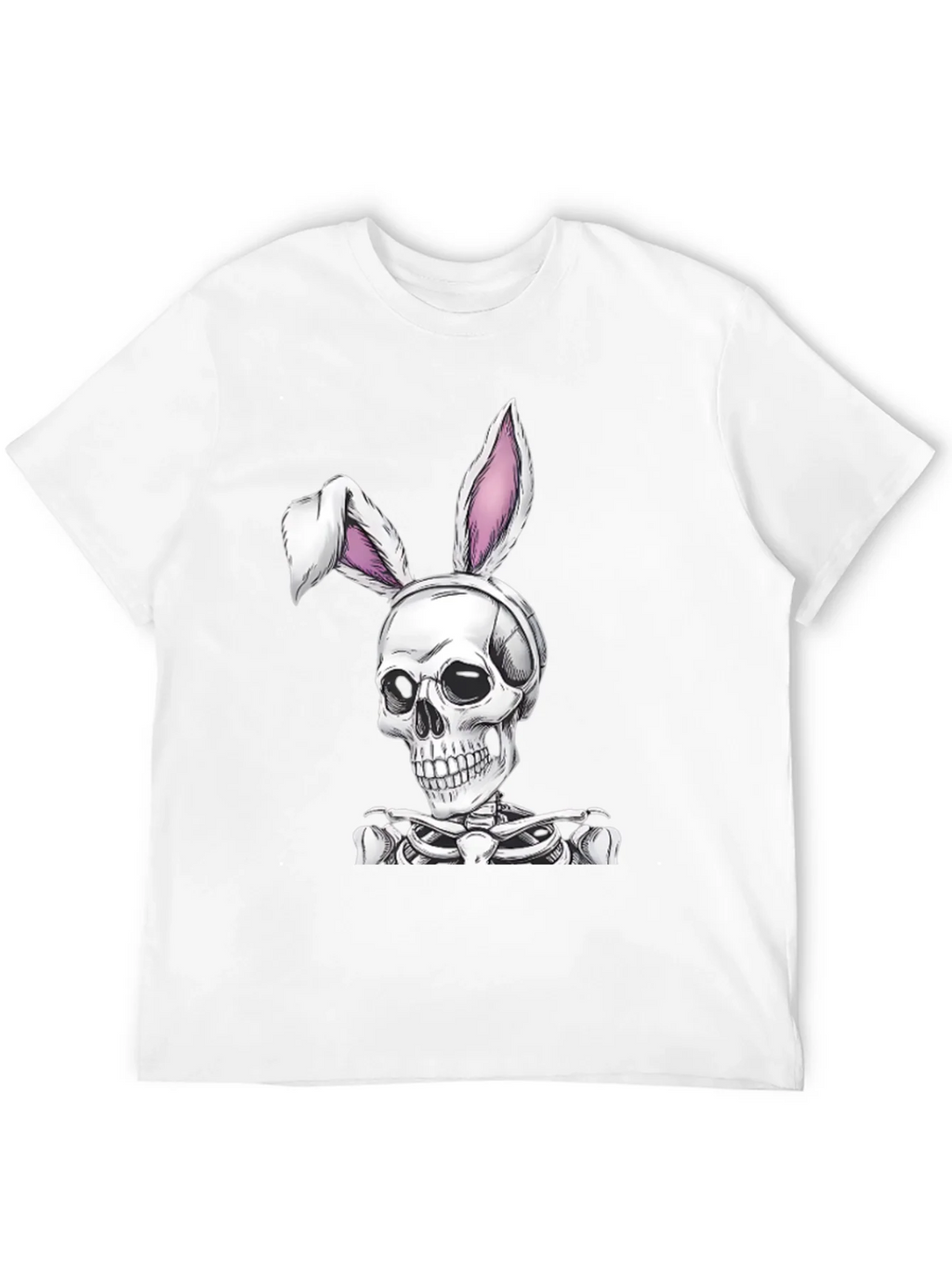 Skull Bunny Graphic Tee - Spooky Easter T-Shirt product image 11