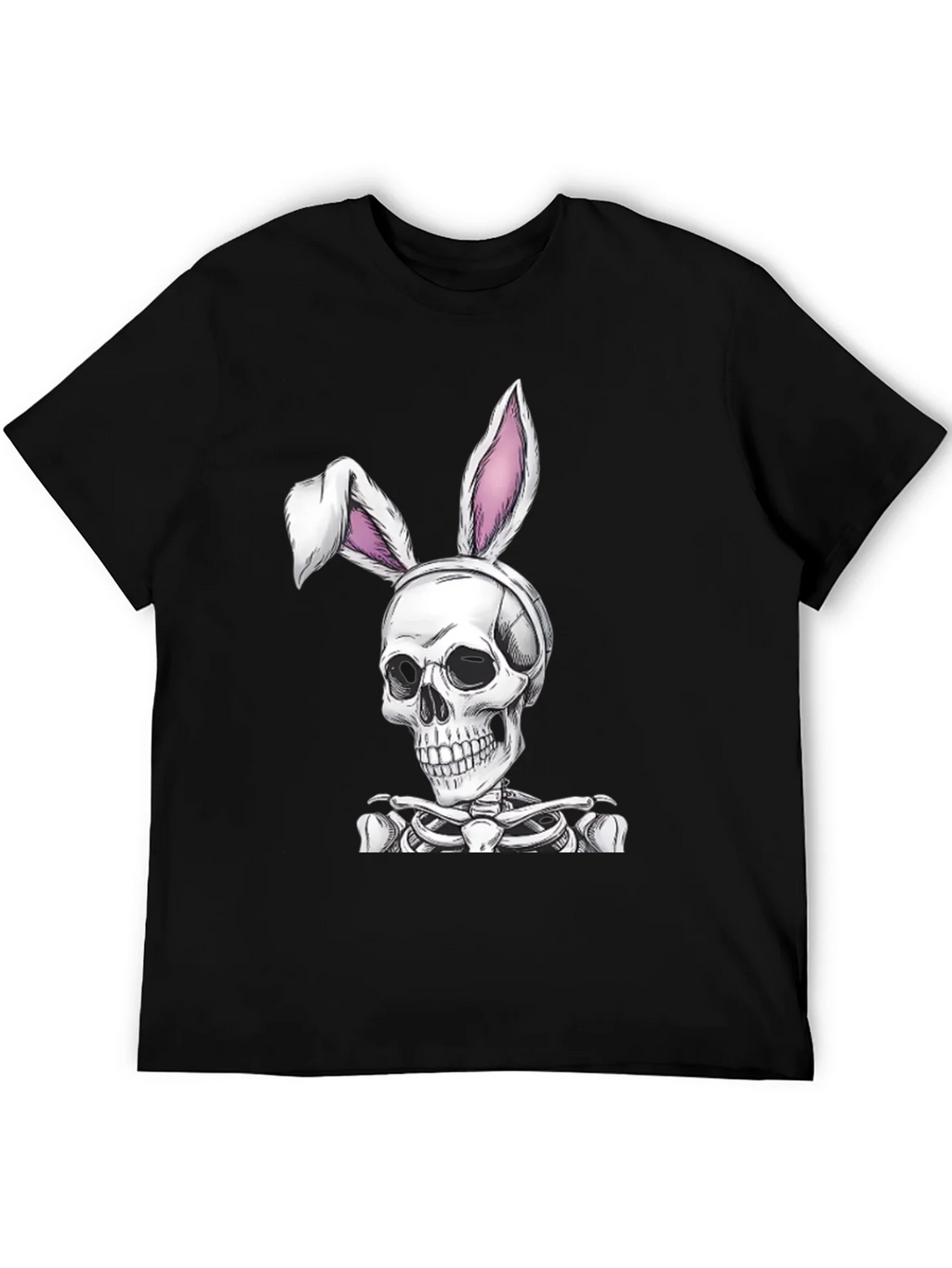 Skull Bunny Graphic Tee - Spooky Easter T-Shirt product image 5