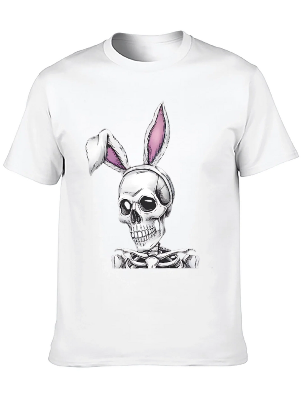 Skull Bunny Graphic Tee - Spooky Easter T-Shirt product image 9