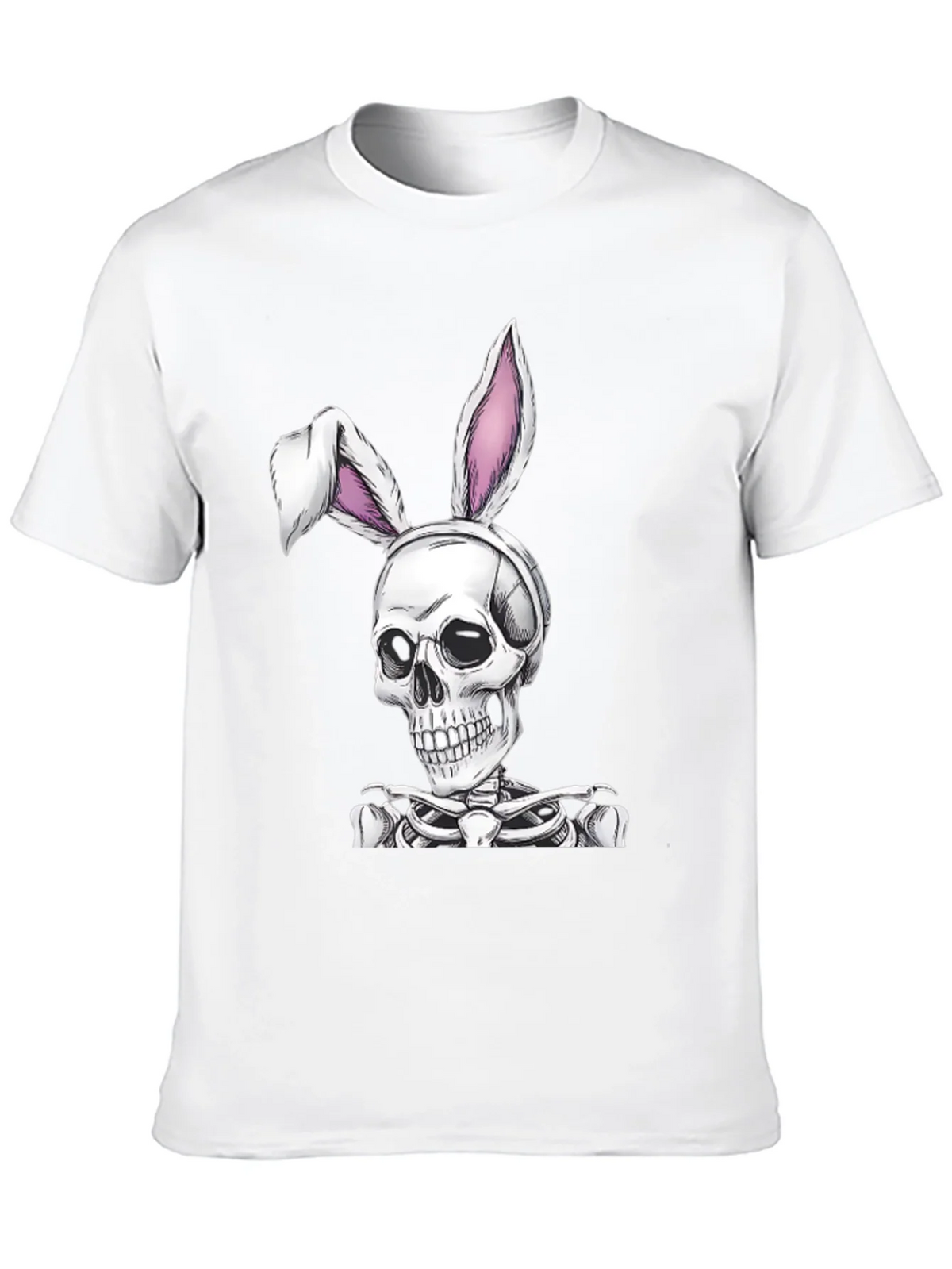 Skull Bunny Graphic Tee - Spooky Easter T-Shirt product image 9
