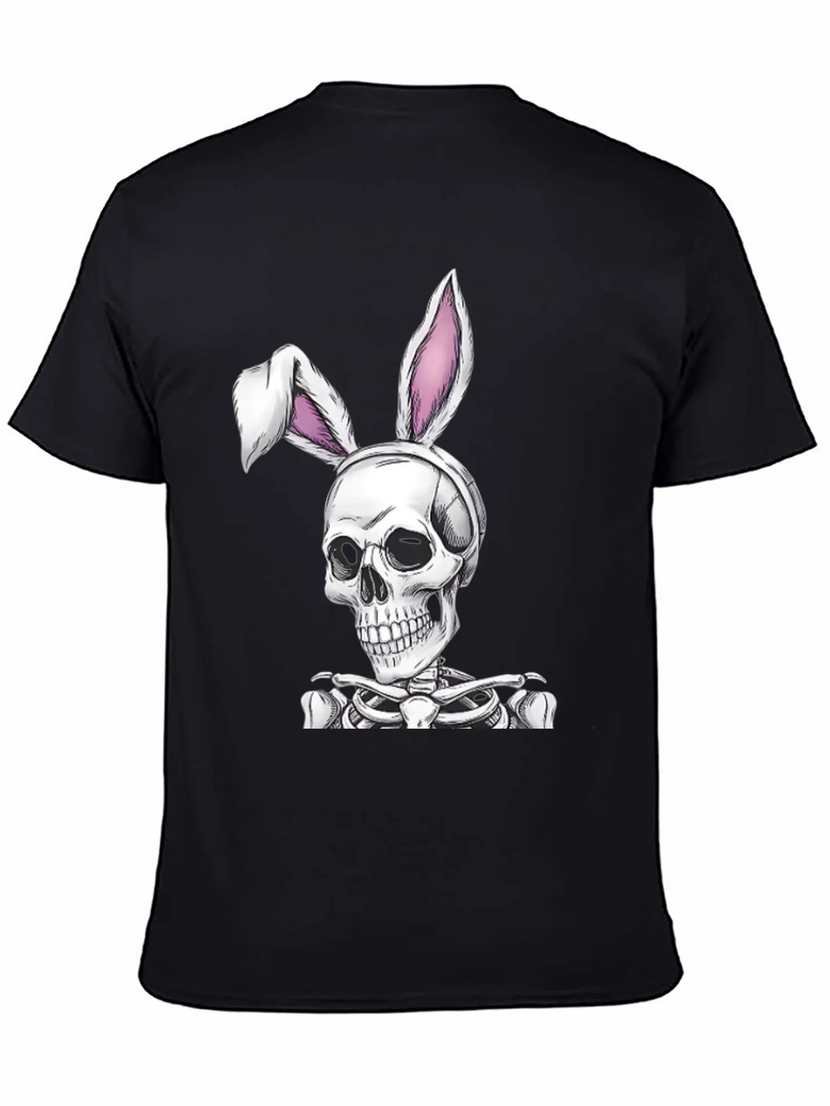 Skull Bunny Graphic Tee - Spooky Easter T-Shirt product image 4