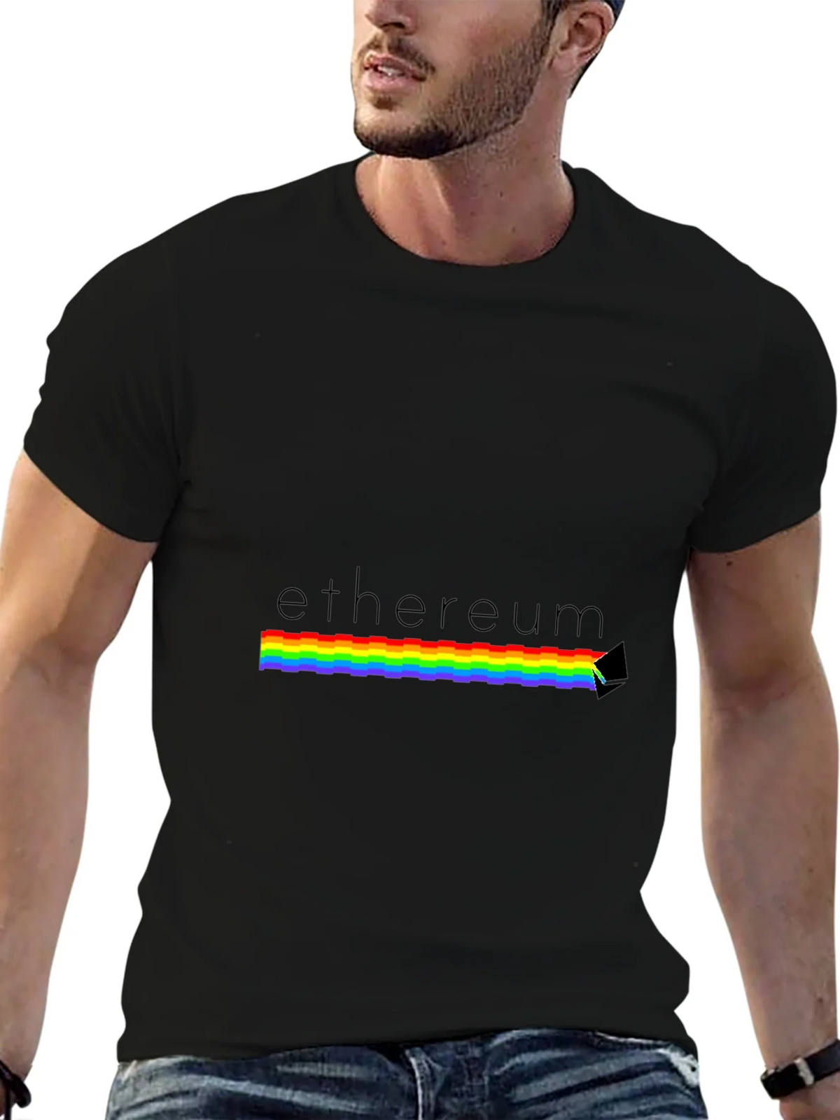 Ethereum Prism T-Shirt - Classic Black Crypto Tee product image 6