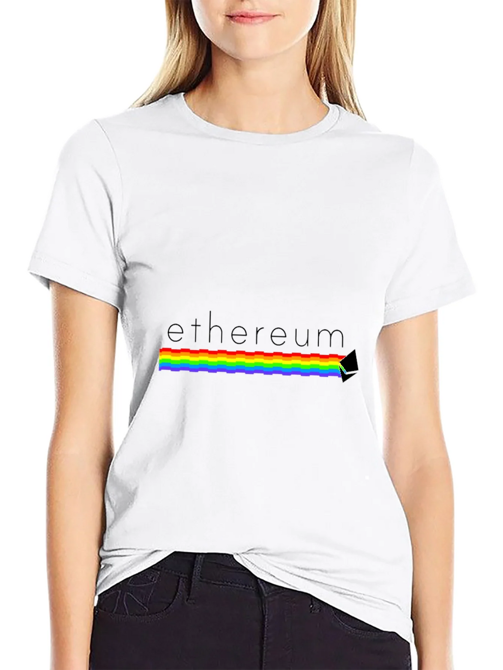 Ethereum Prism T-Shirt - Classic Black Crypto Tee product image 8