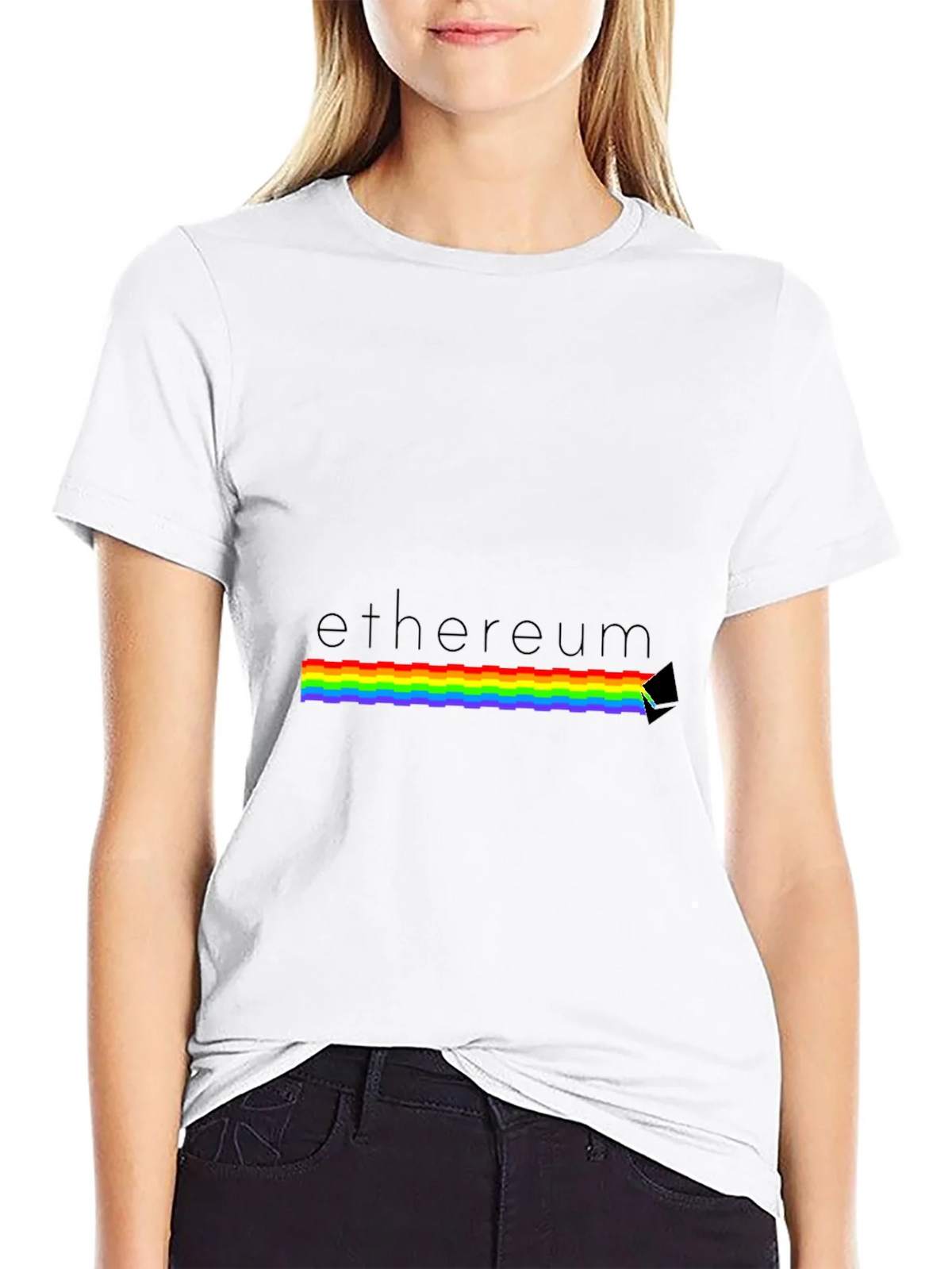 Ethereum Prism T-Shirt - Classic Black Crypto Tee product image 8