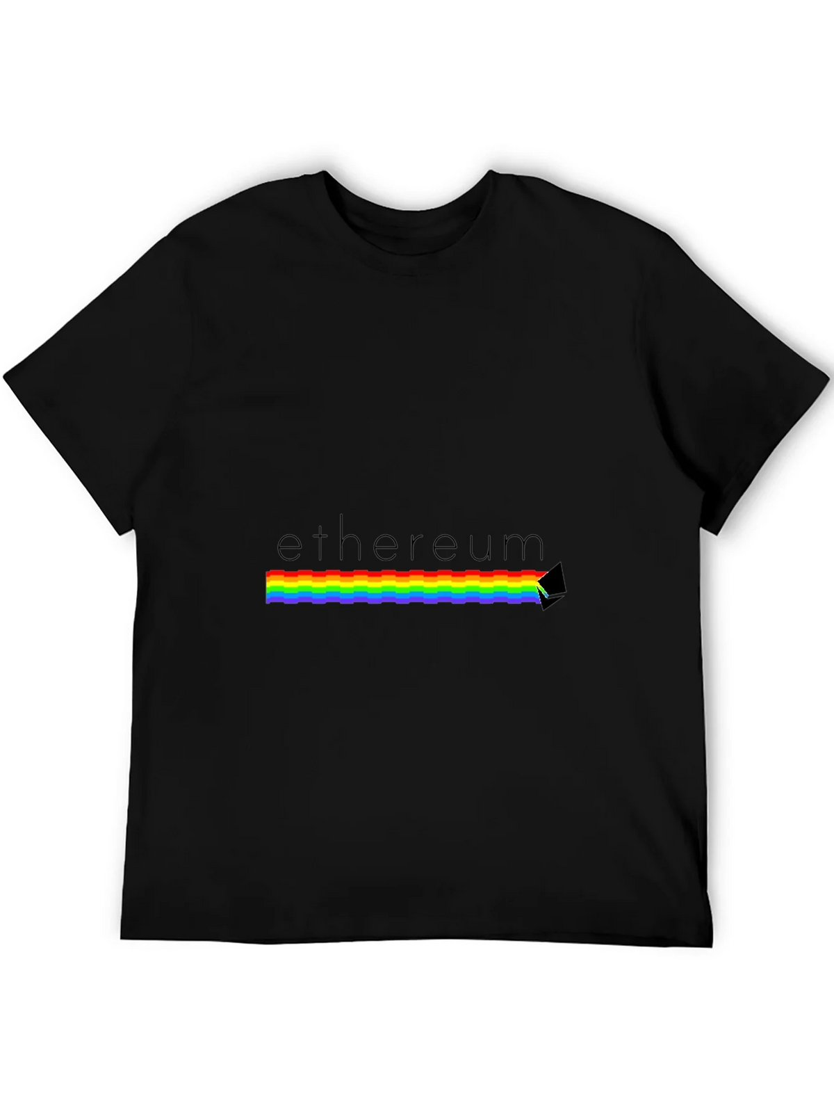 Ethereum Prism T-Shirt - Classic Black Crypto Tee product image 5