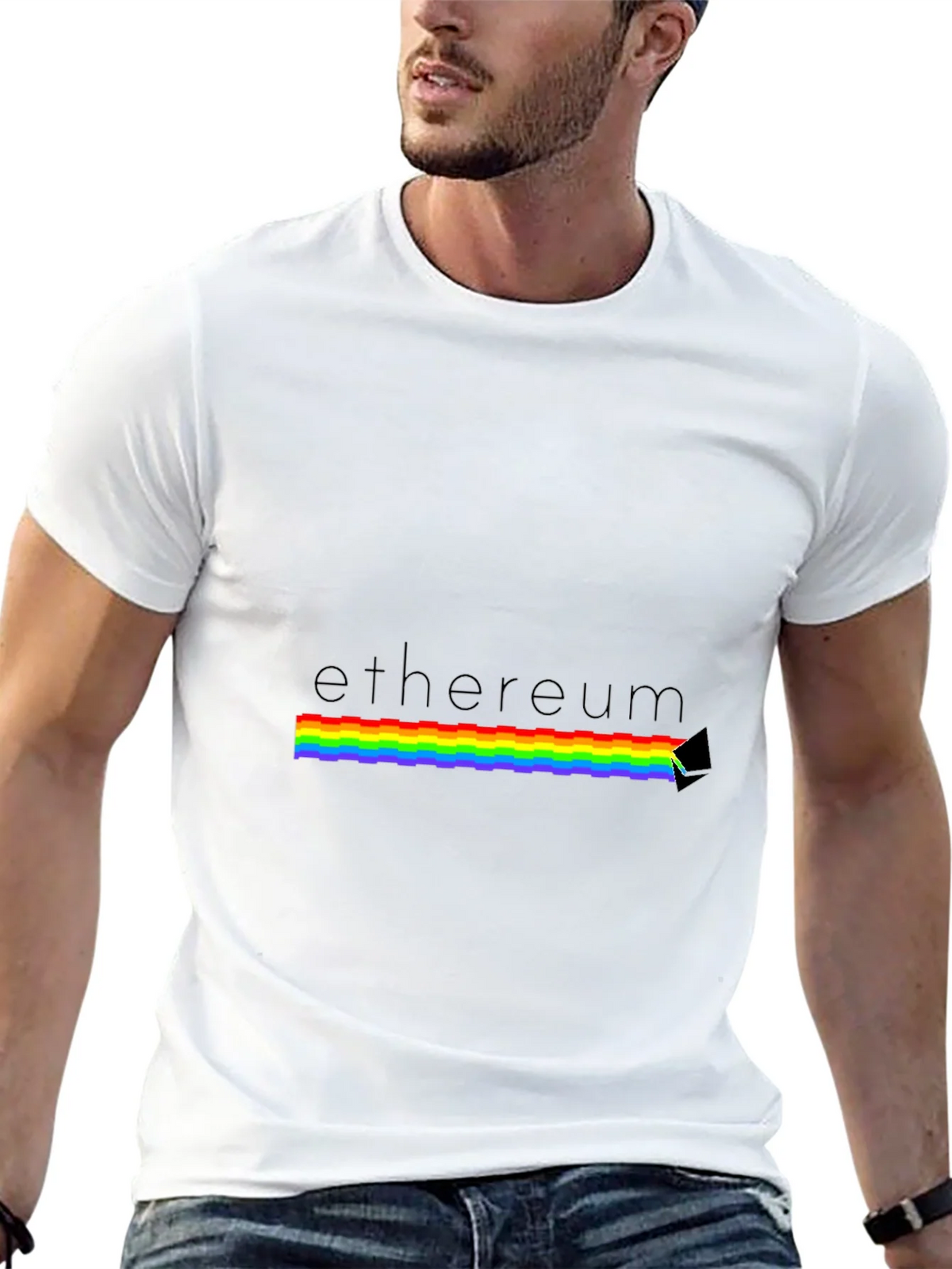 Ethereum Prism T-Shirt - Classic Black Crypto Tee product image 12