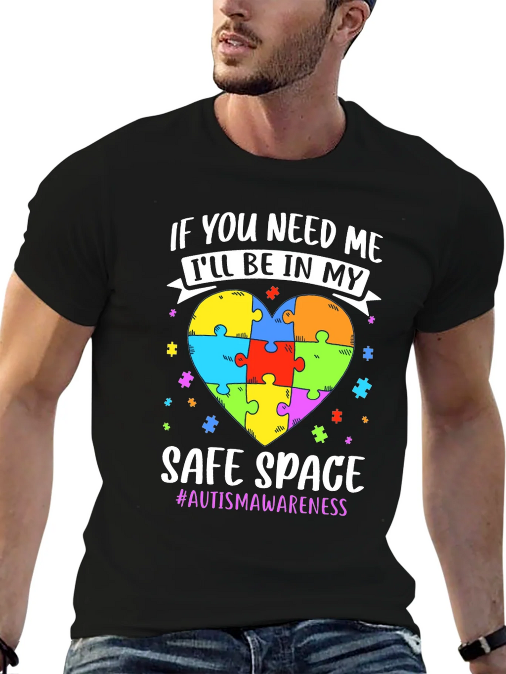 Autism Awareness Safe Space T-Shirt product image 6
