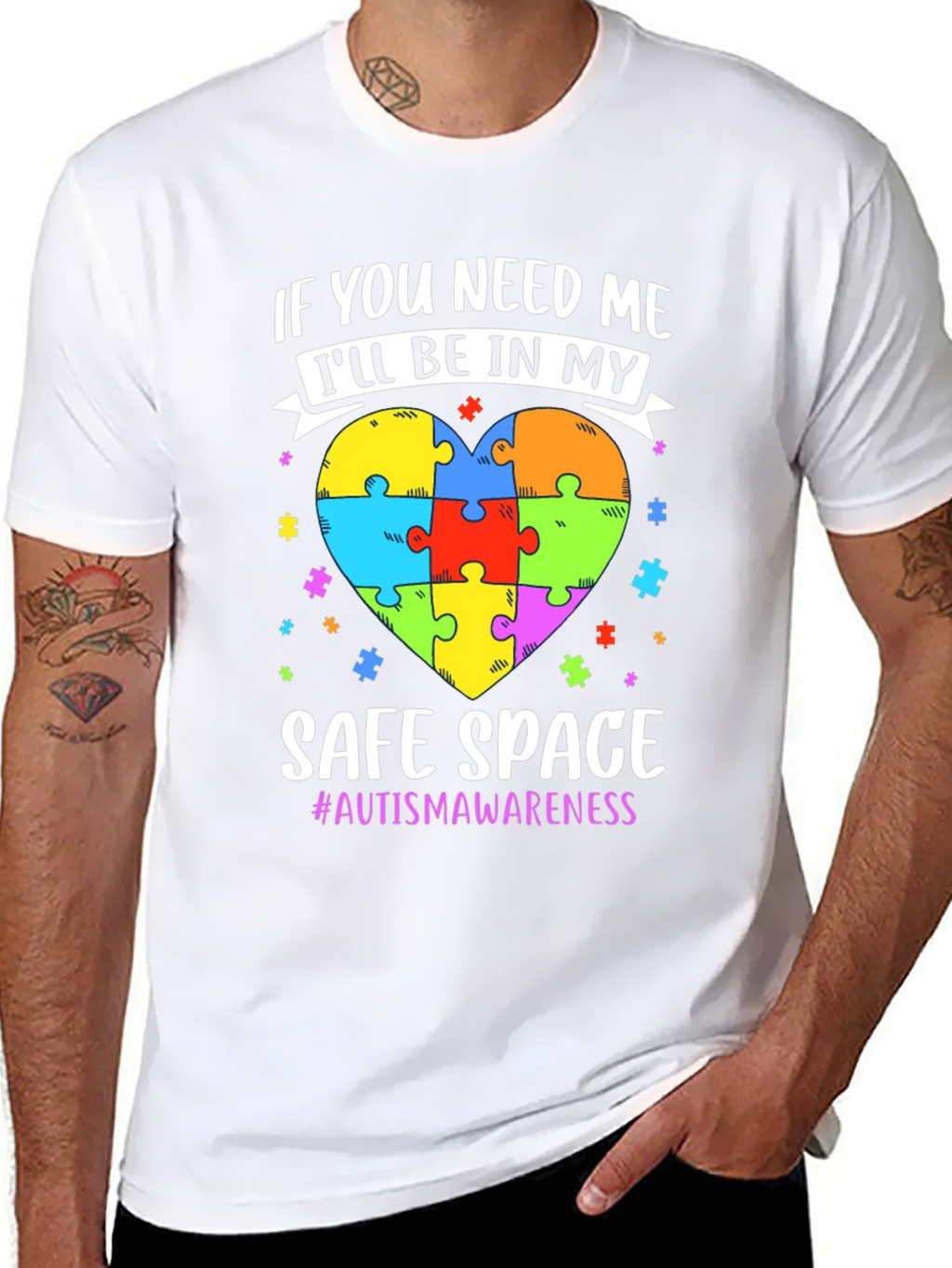 Autism Awareness Safe Space T-Shirt product image 7