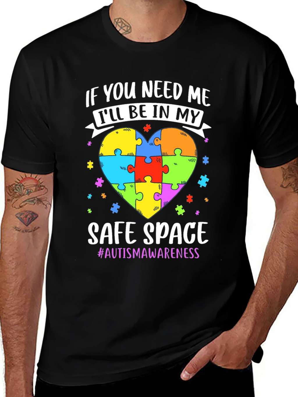 Autism Awareness Safe Space T-Shirt product image 1