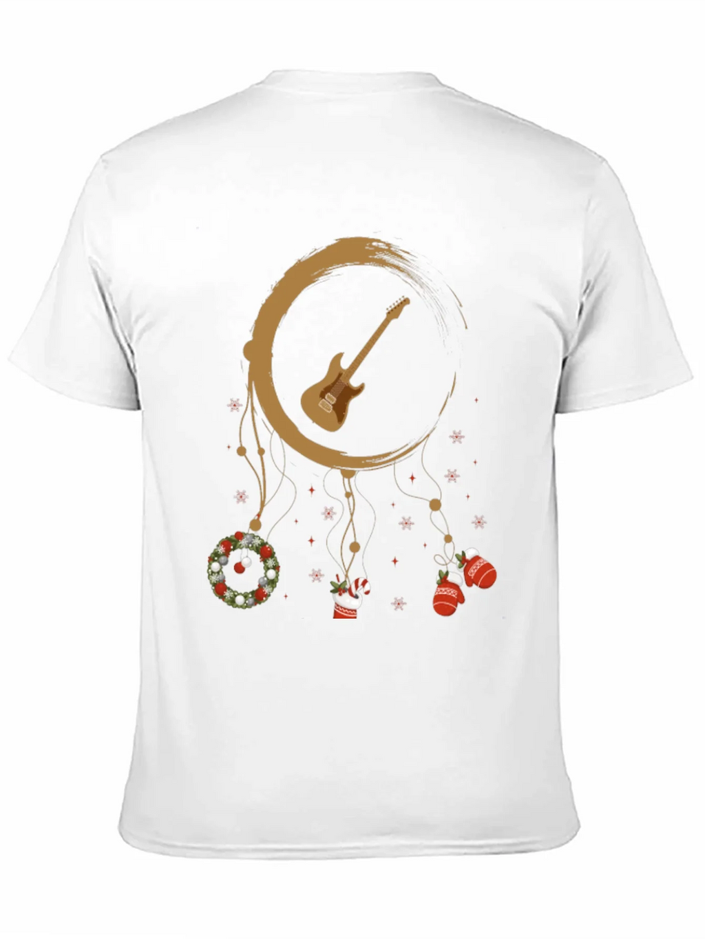 Festive Guitar Dreamcatcher Graphic Tee product image 10