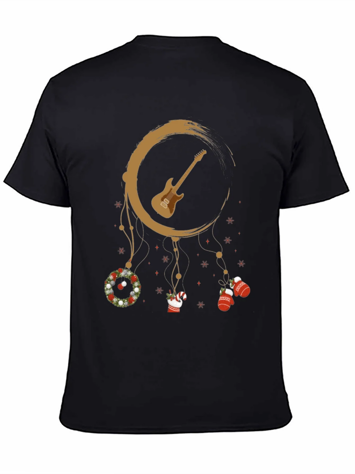 Festive Guitar Dreamcatcher Graphic Tee product image 4