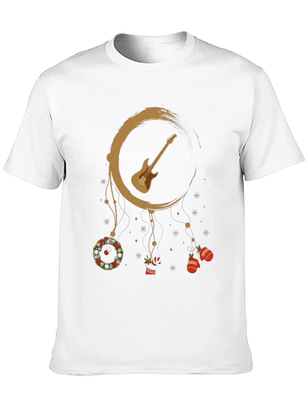 Festive Guitar Dreamcatcher Graphic Tee product image 9