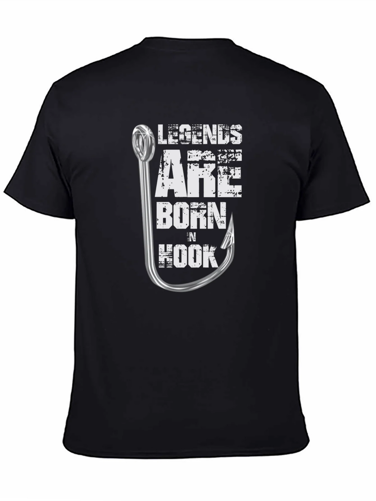Legends Are Born n Hook Fishing T-Shirt product image 3