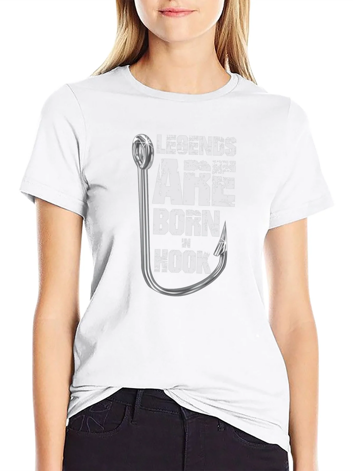 Legends Are Born n Hook Fishing T-Shirt product image 6