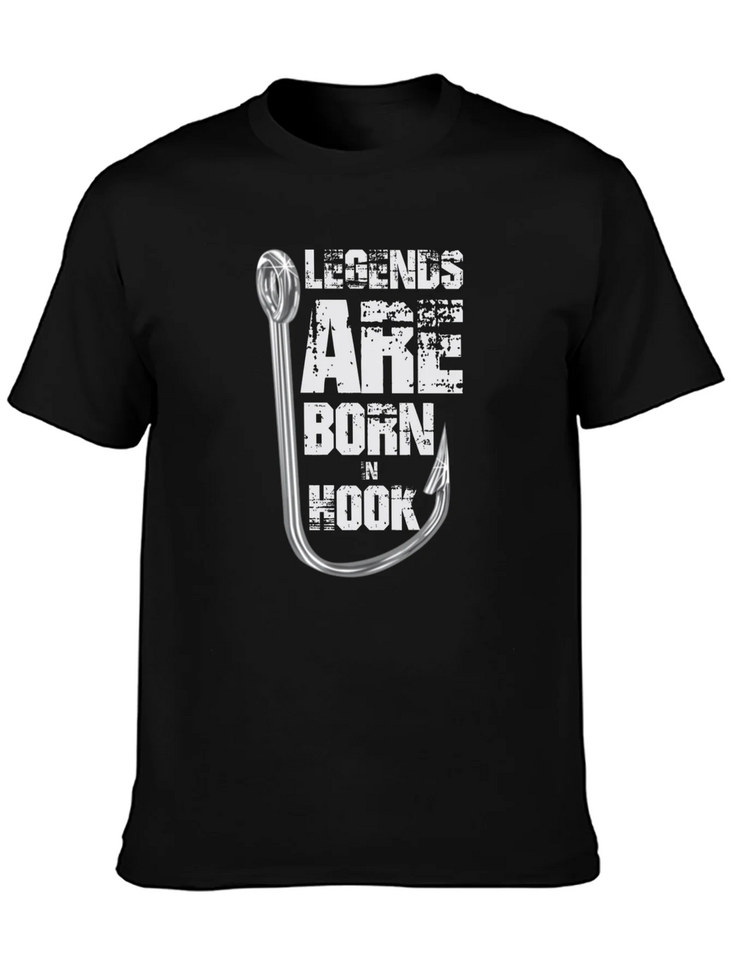Legends Are Born n Hook Fishing T-Shirt product image 2