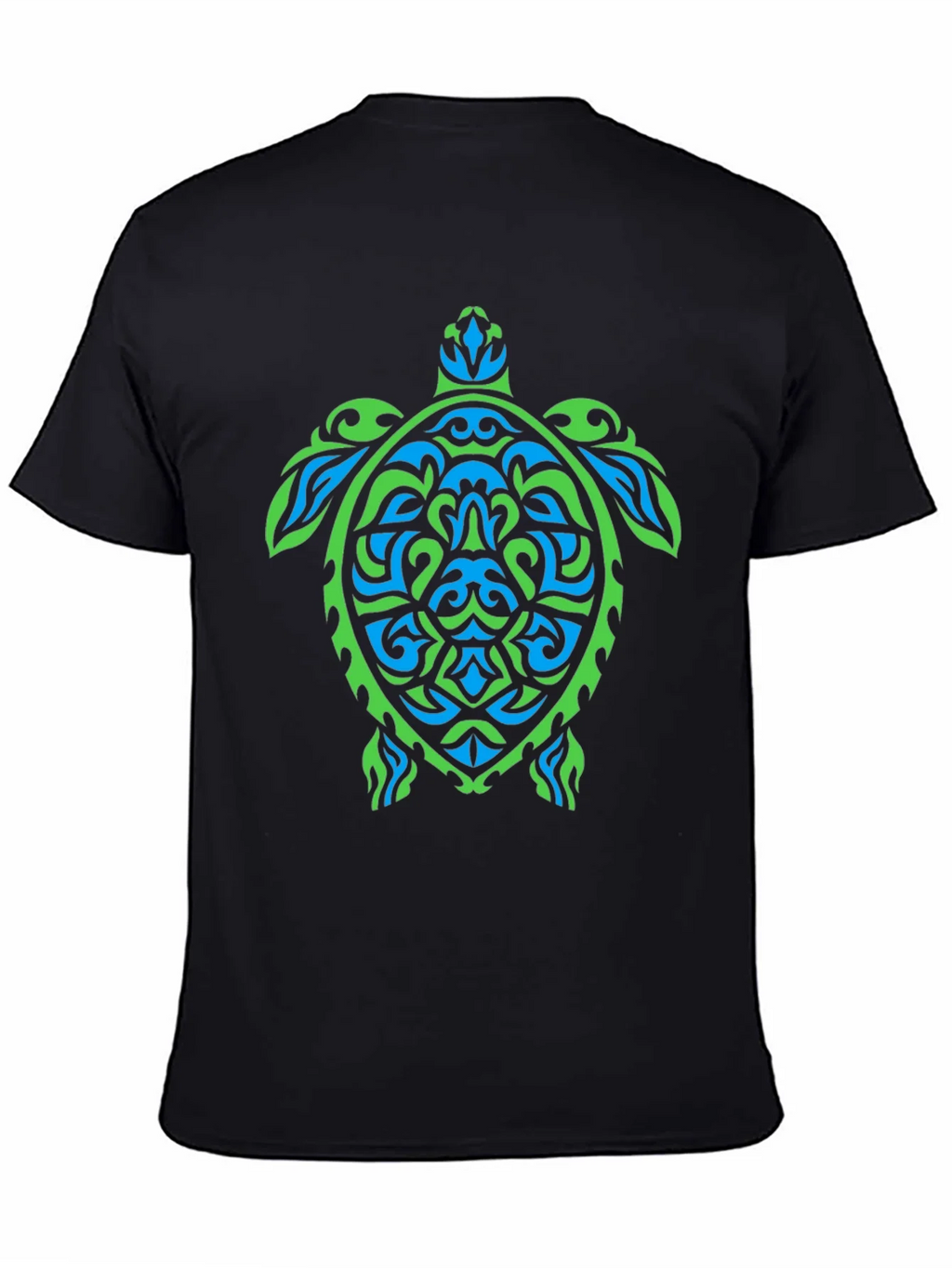 Tribal Turtle Graphic Tee - Black product image 4