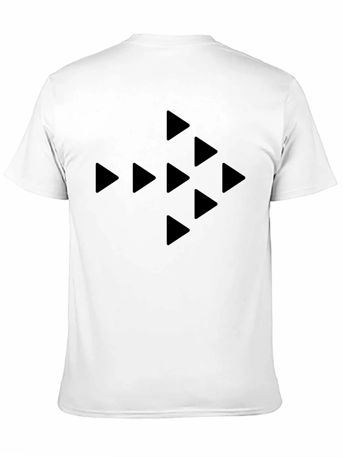 Black Triangle Pattern T-Shirt - Modern Style product image 5