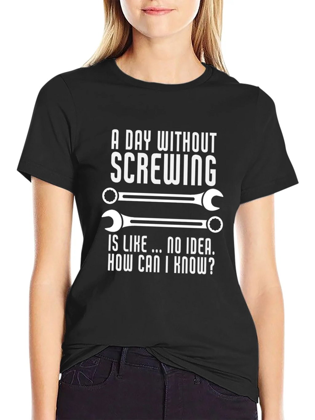 Funny Mechanic T-Shirt - A Day Without Screwing product image 2