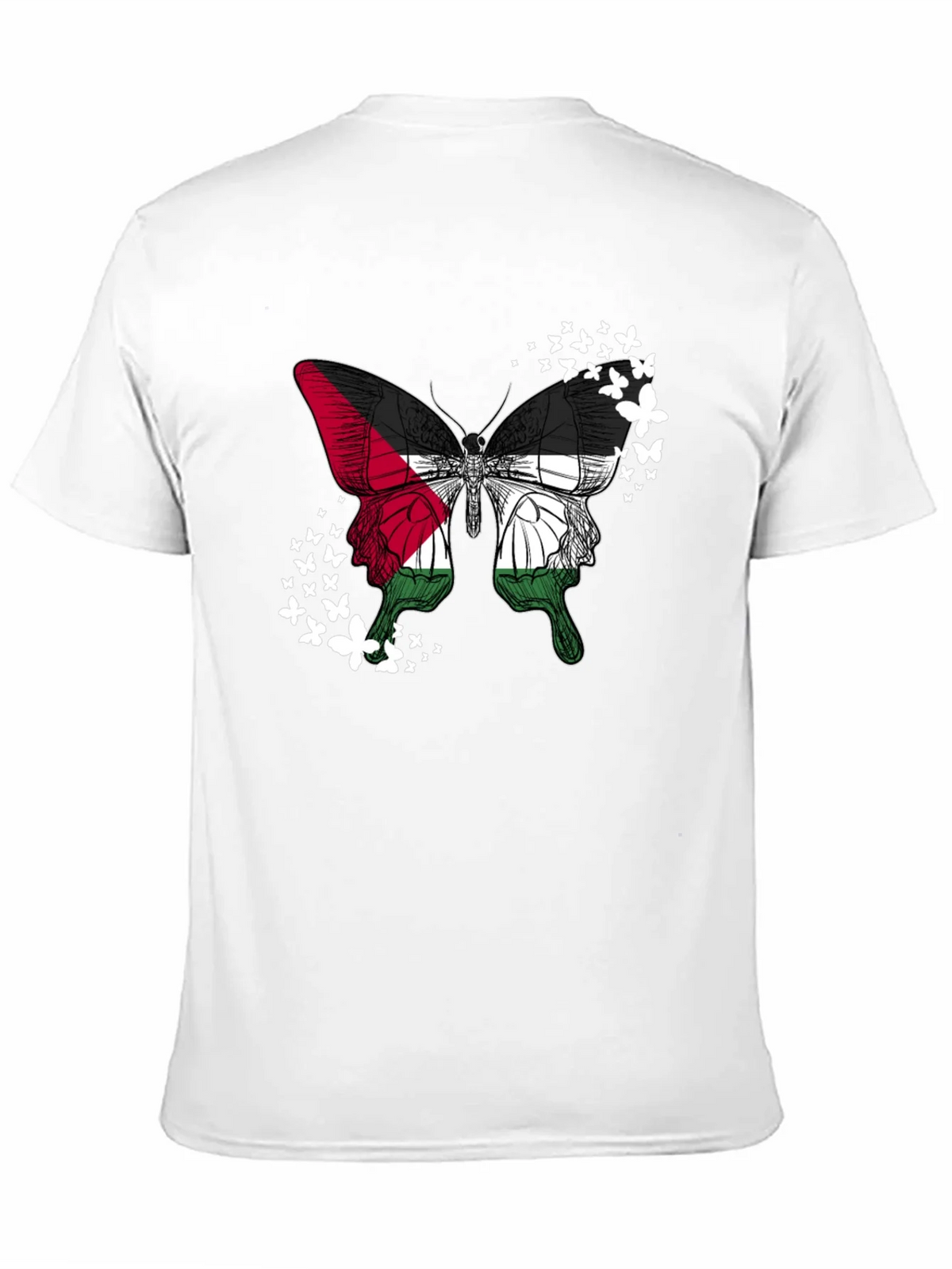 Palestinian Flag Butterfly T-Shirt product image 9
