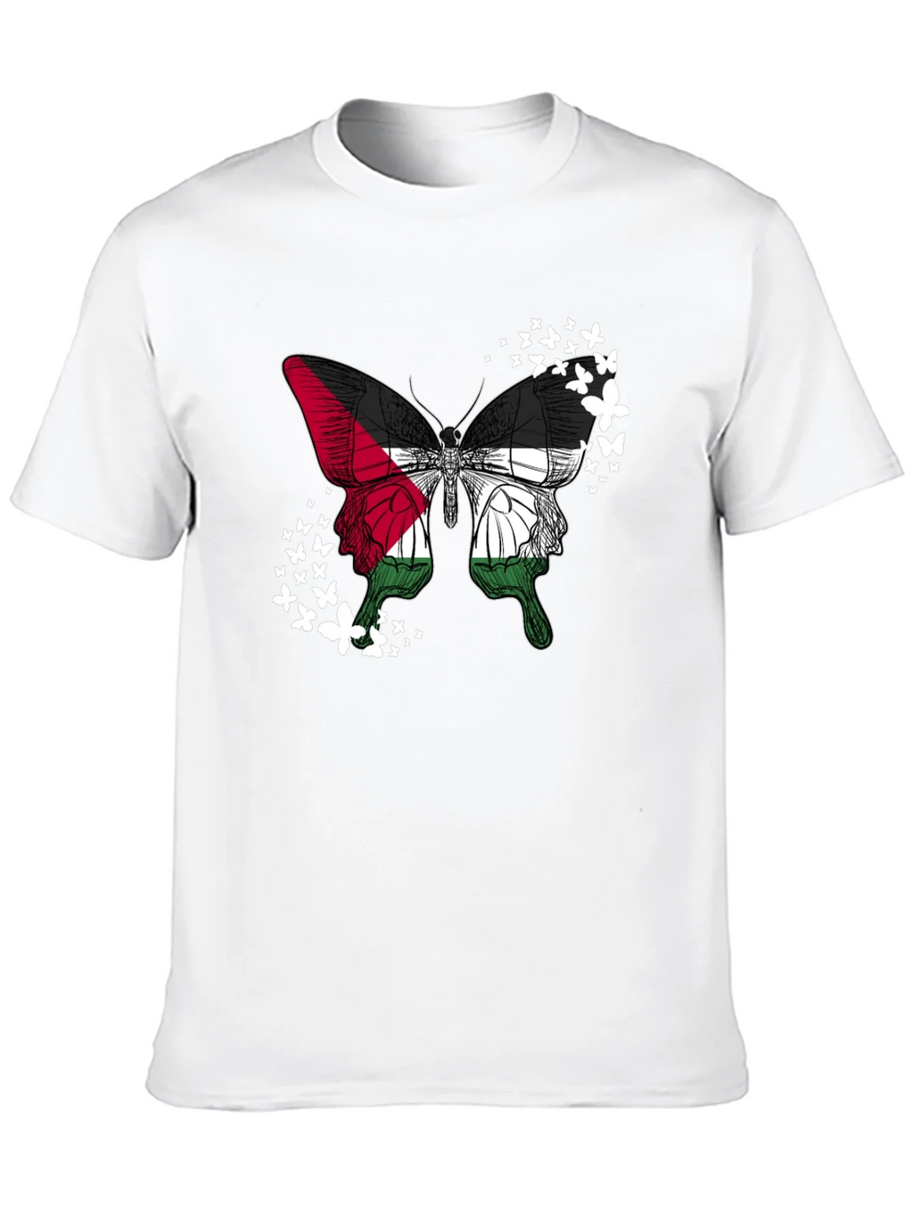 Palestinian Flag Butterfly T-Shirt product image 8