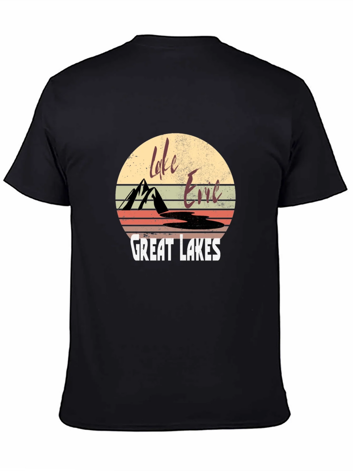 Lake Erie Great Lakes Retro T-Shirt product image 1
