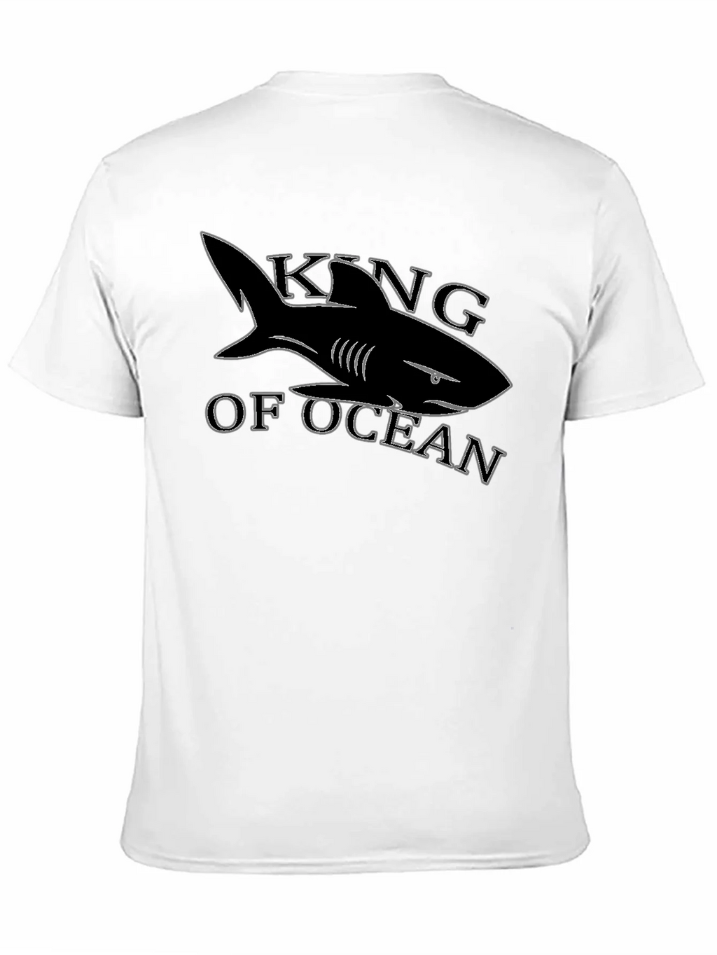 King of Ocean Shark T-Shirt - Black product image 10