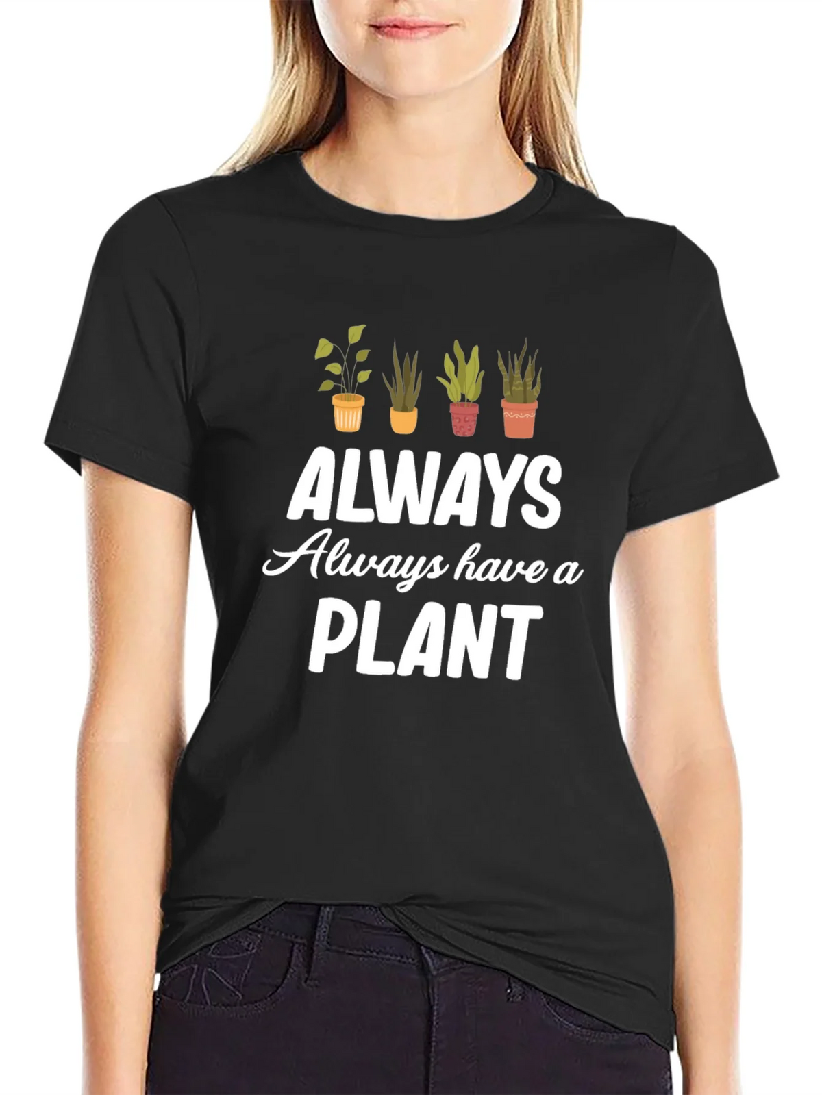Always Have a Plant Black Graphic Tee product image 2