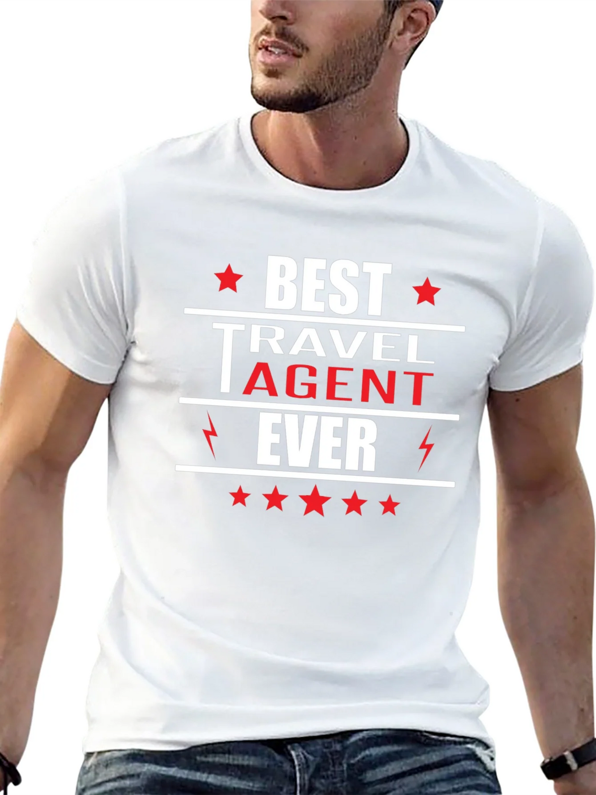 Best Travel Agent Ever T-Shirt Black product image 12