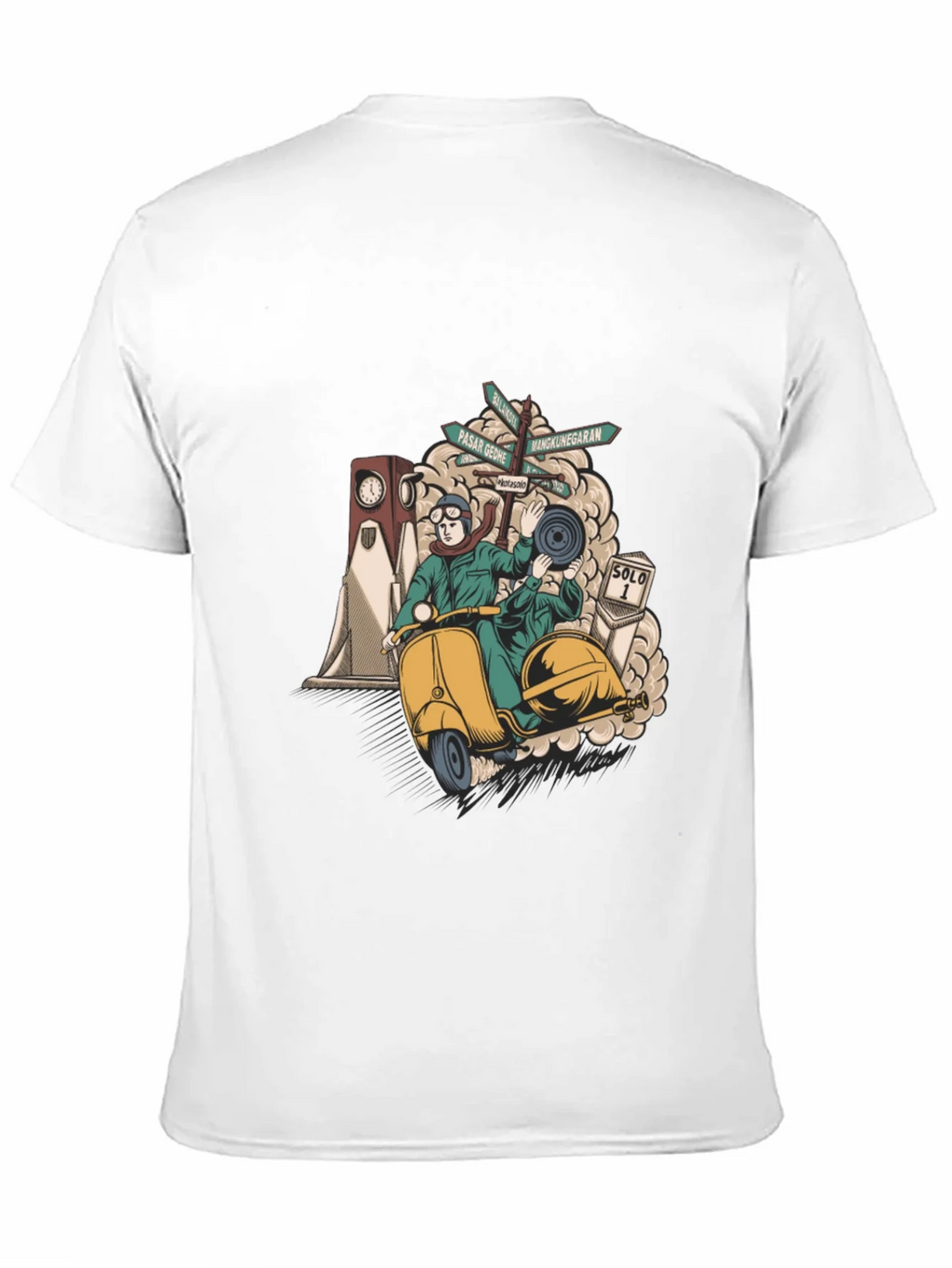 Solo Scooter Graphic Tee - Retro Style product image 10