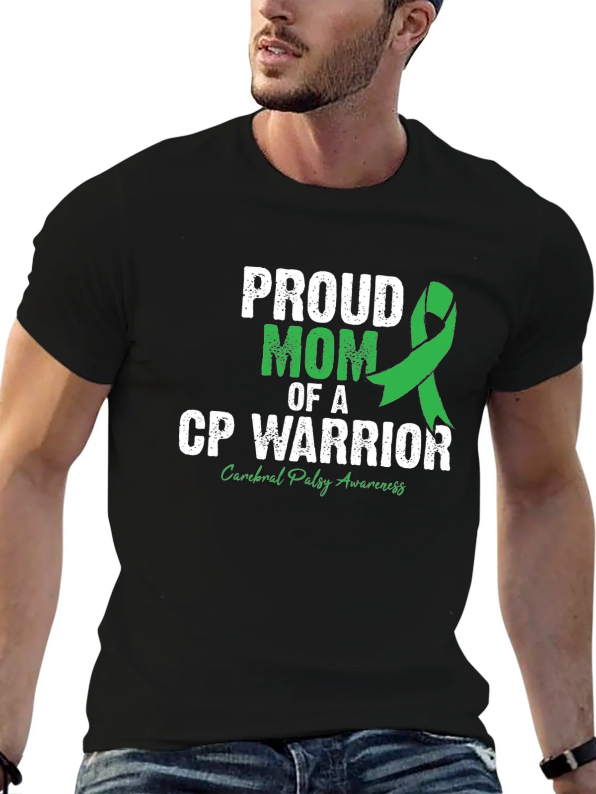 Proud Mom CP Warrior Awareness T-Shirt product image 6