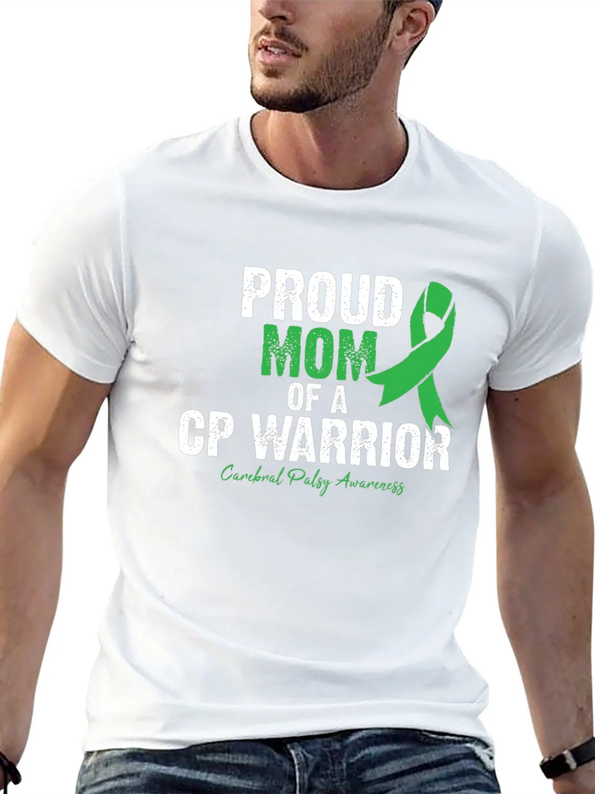 Proud Mom CP Warrior Awareness T-Shirt product image 12