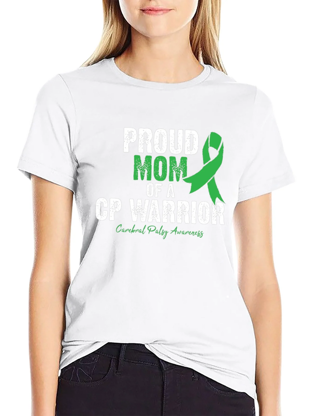 Proud Mom CP Warrior Awareness T-Shirt product image 8